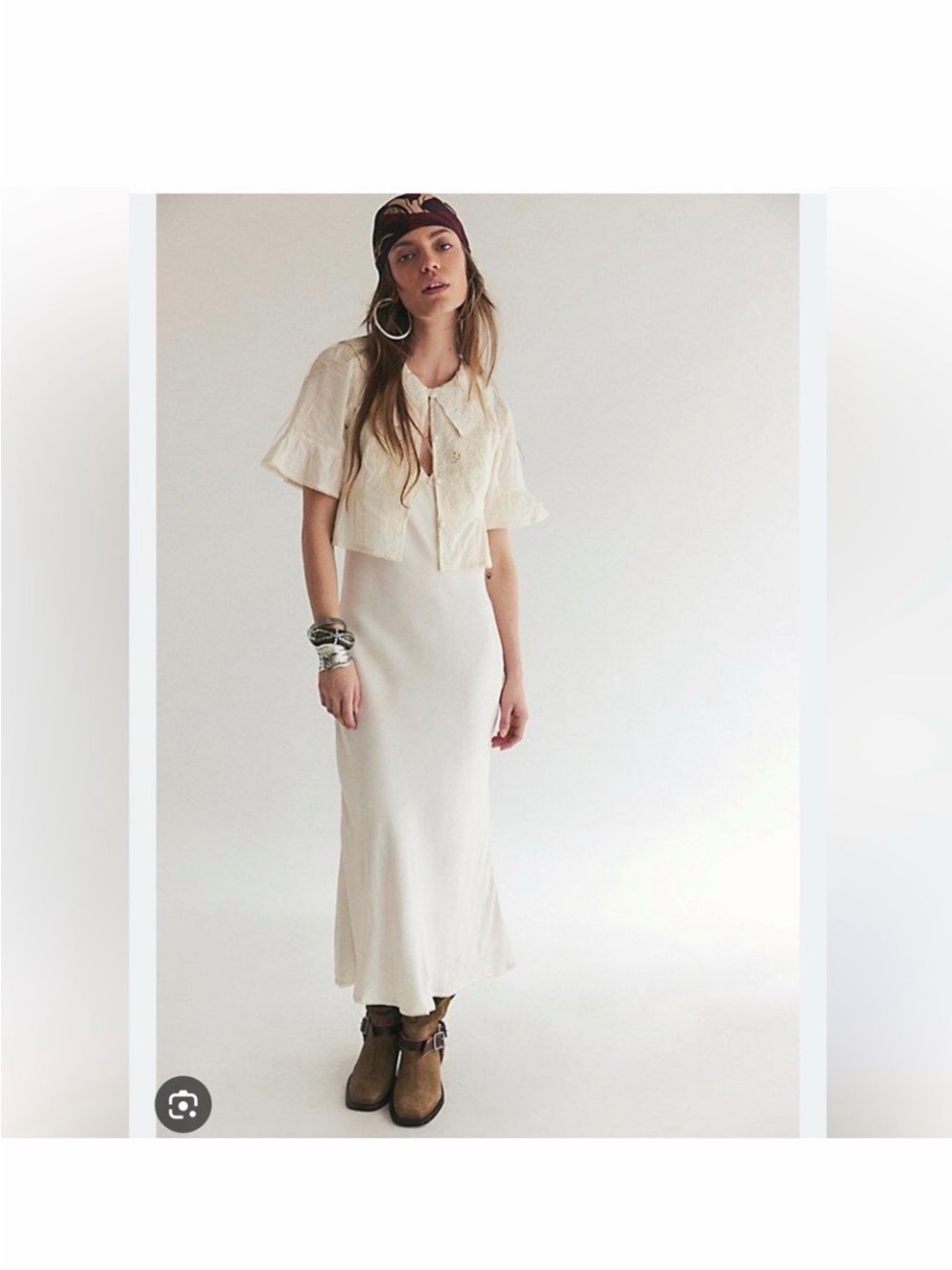Free People Sweet Tea Midi Dress Set NWOT